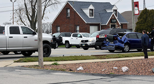 Two-vehicle accident